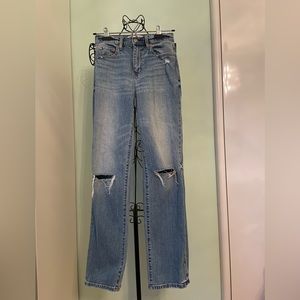High Rise Medium Wash Jeans
